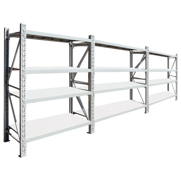 2m x 6m x 0.6m 2400kg Garage Shelving (Light Grey)