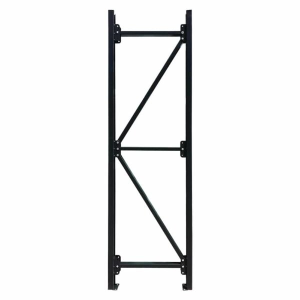 2m x 1.5m x 0.6m 1200kg Heavy Duty Garage Shelving (Black)