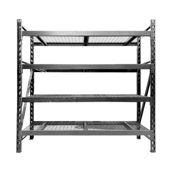 1820mm x 1953mm x 610mm 900kg Heavy Duty Long Span Shelving [Black]