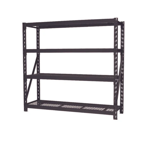 2 Bay 1820mm x 1953mm x 610mm 900Kg Long Span Shelving [Black]