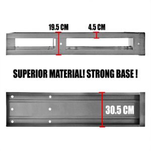 Single Base L 1590mm Galvanised