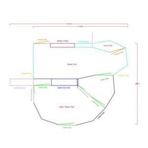 20 Head Cattle & 100 Head Sheep Yard Design