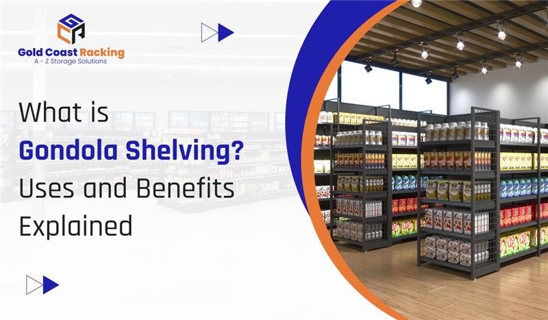 What is gondola shelving?